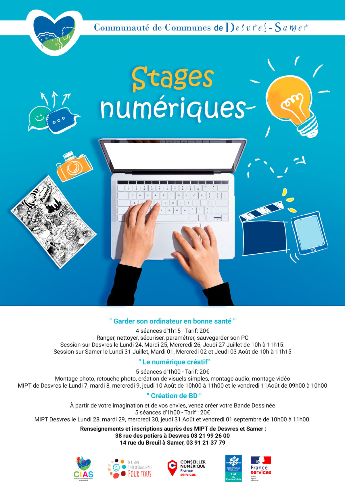 Des stages numériques