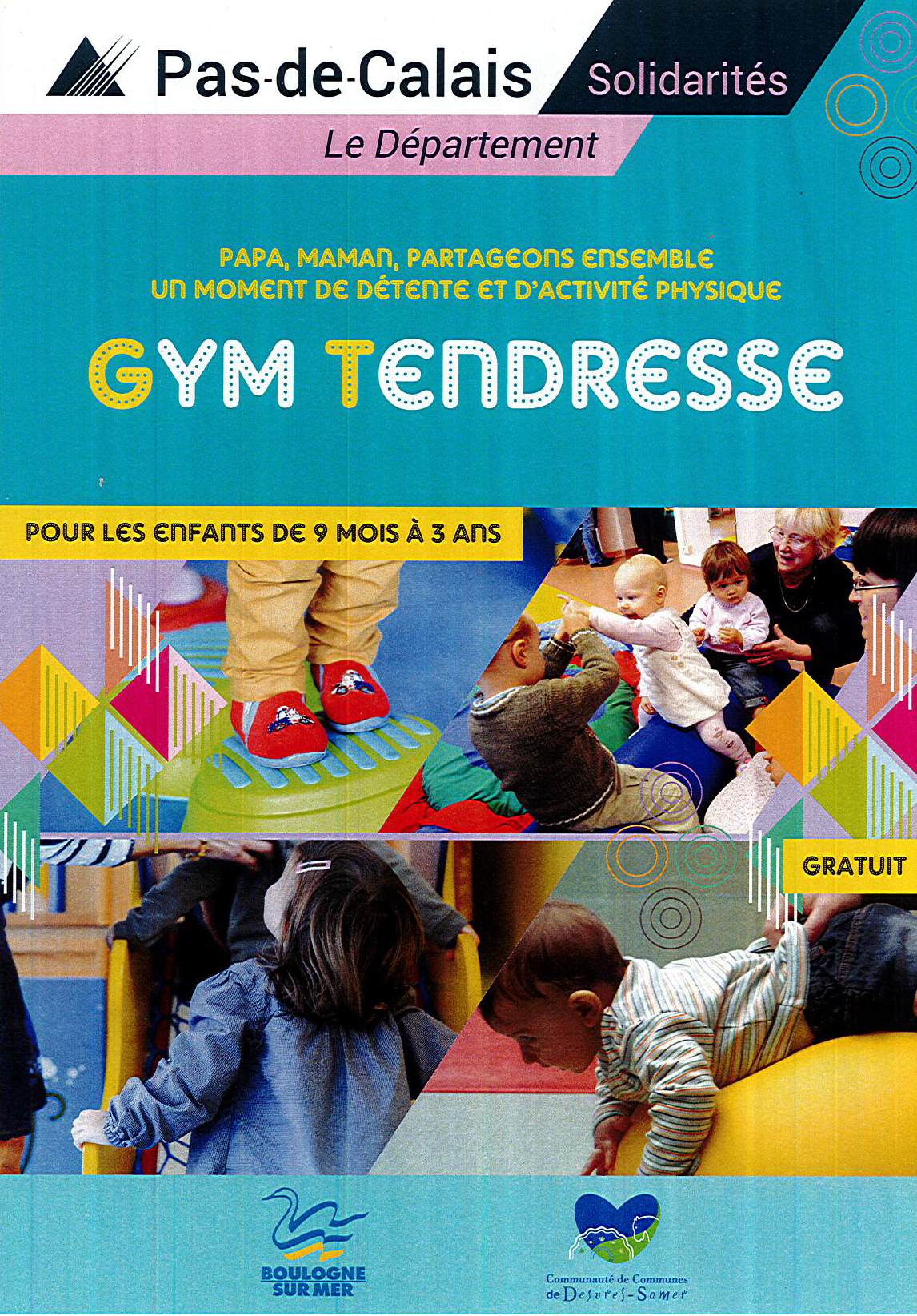 De la Gym Tendresse pour les enfants de 9 mois à 3 ans