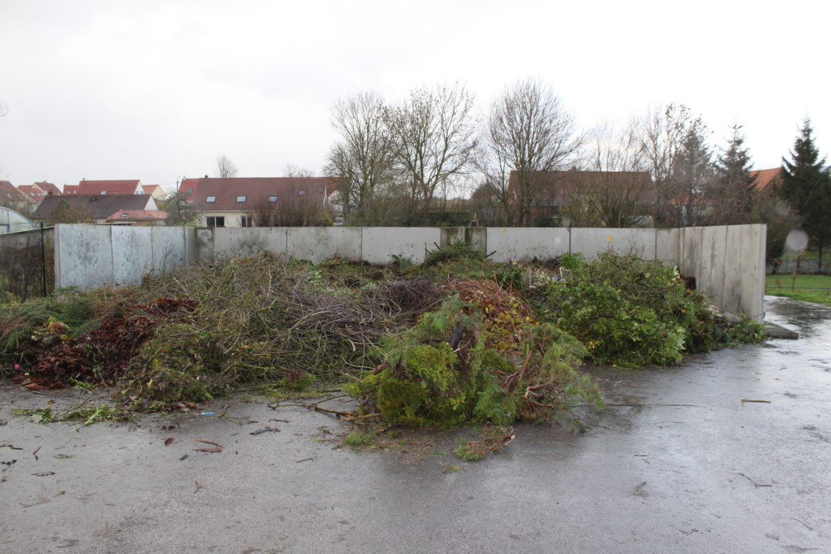 Fermeture hivernale du point déchets verts (Samer)