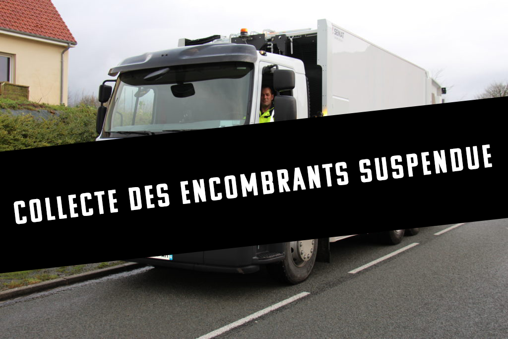 Collecte des encombrants suspendue