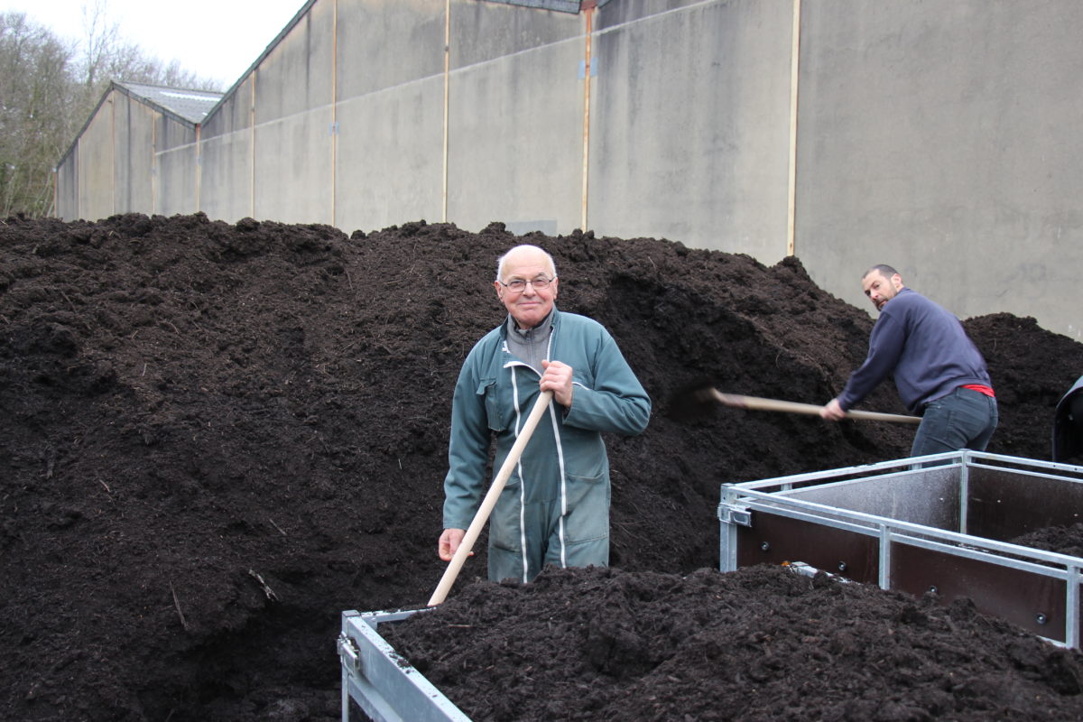 Distribution de compost