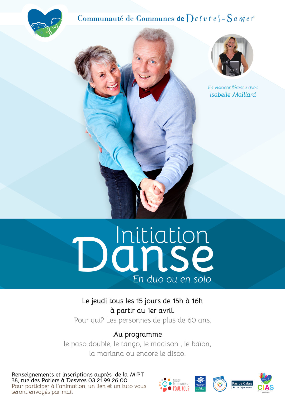 Initiation danse en visioconférence avec Isabelle Maillard