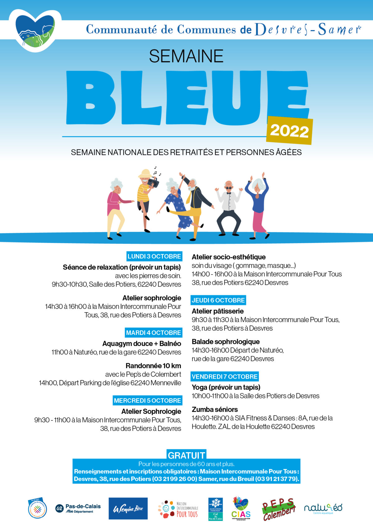Programme de la Semaine Bleue