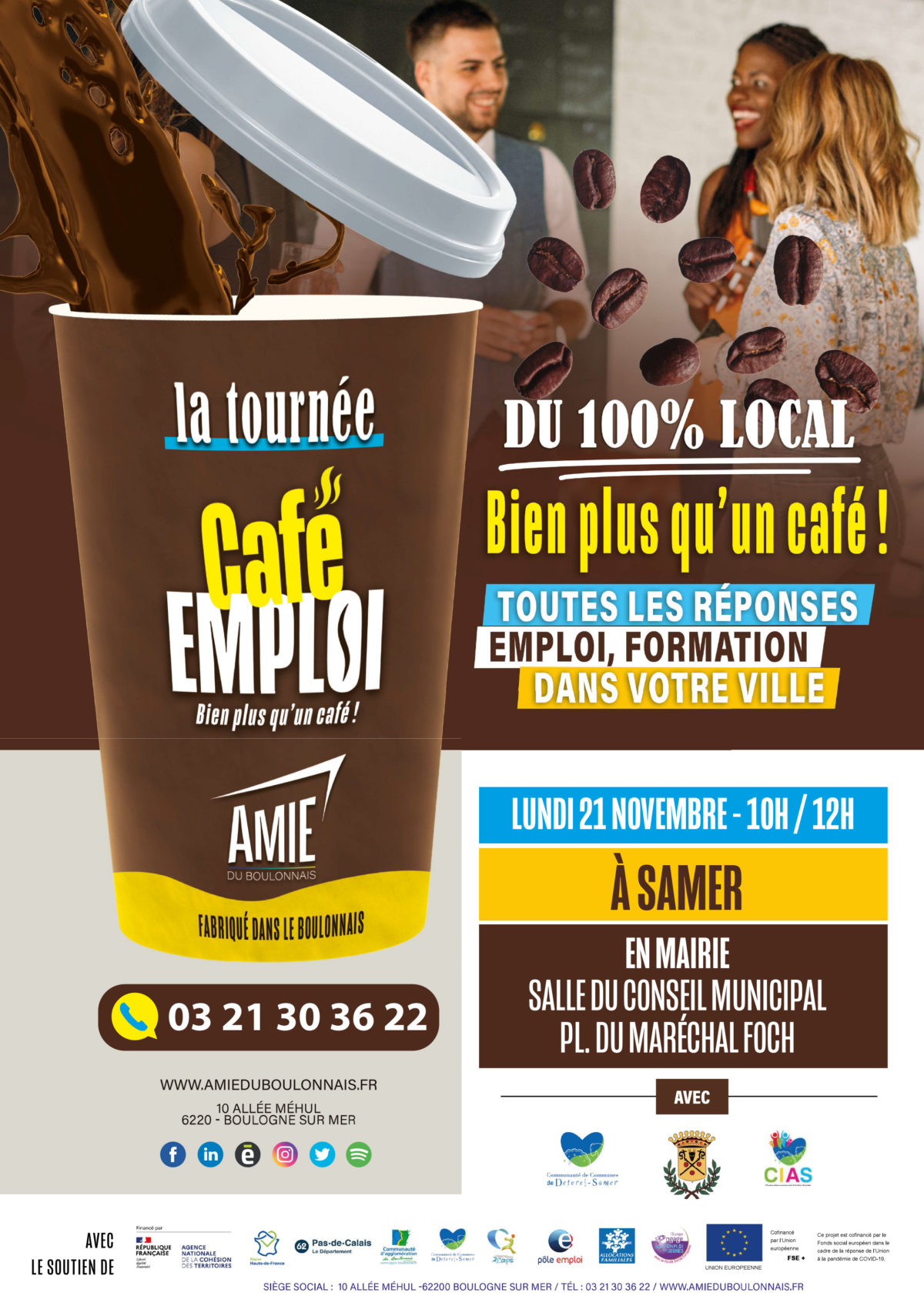 Café de l’emploi Samer