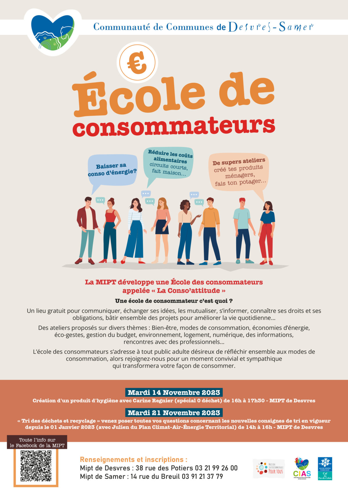 Ecole des consommateurs : deux ateliers bien utiles à venir